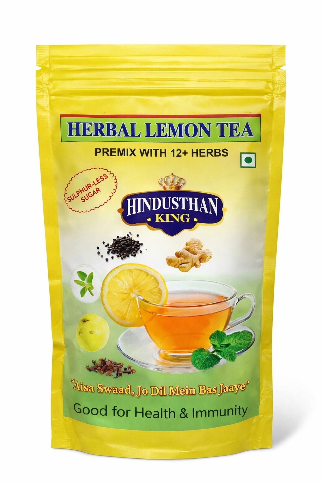 🌿 Hindusthan King Herbal Lemon Tea 🍋